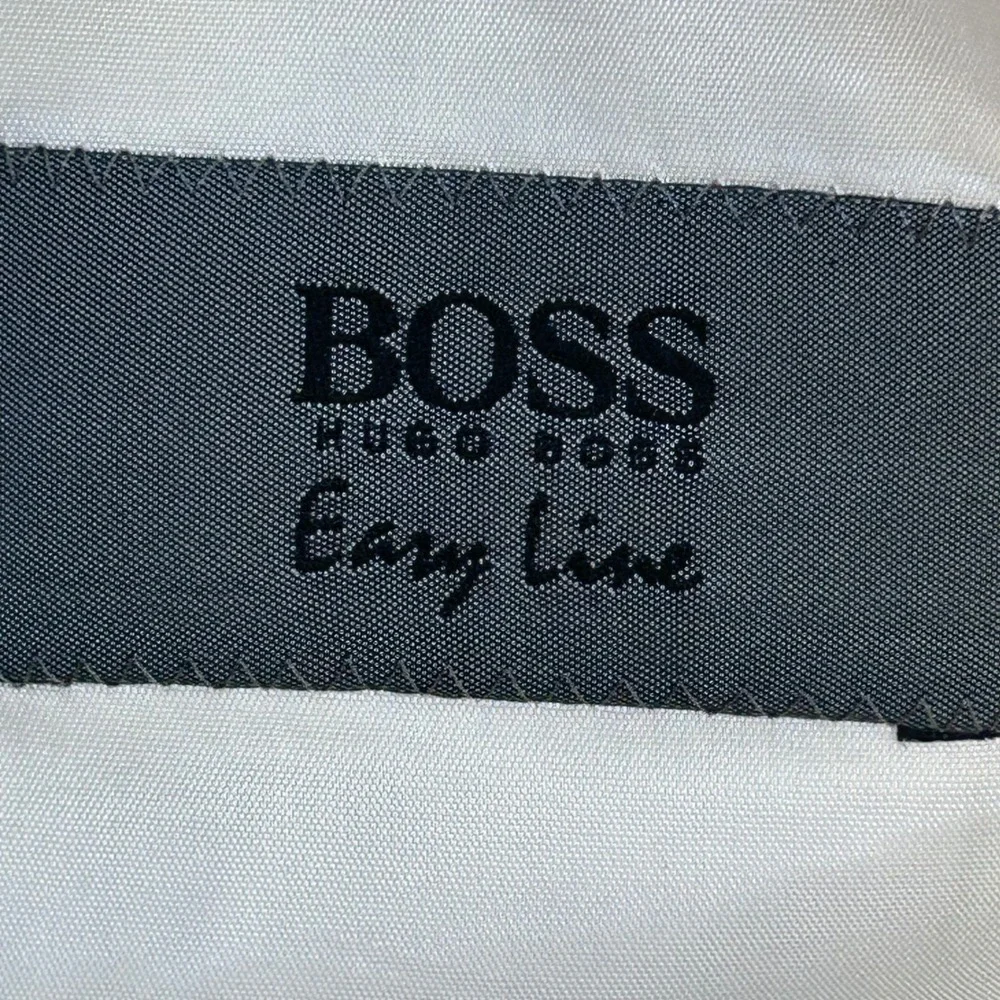 Hugo Boss Easy Line Mens Light Blue Linen Blend Sports Coat Blazer Italy 42L